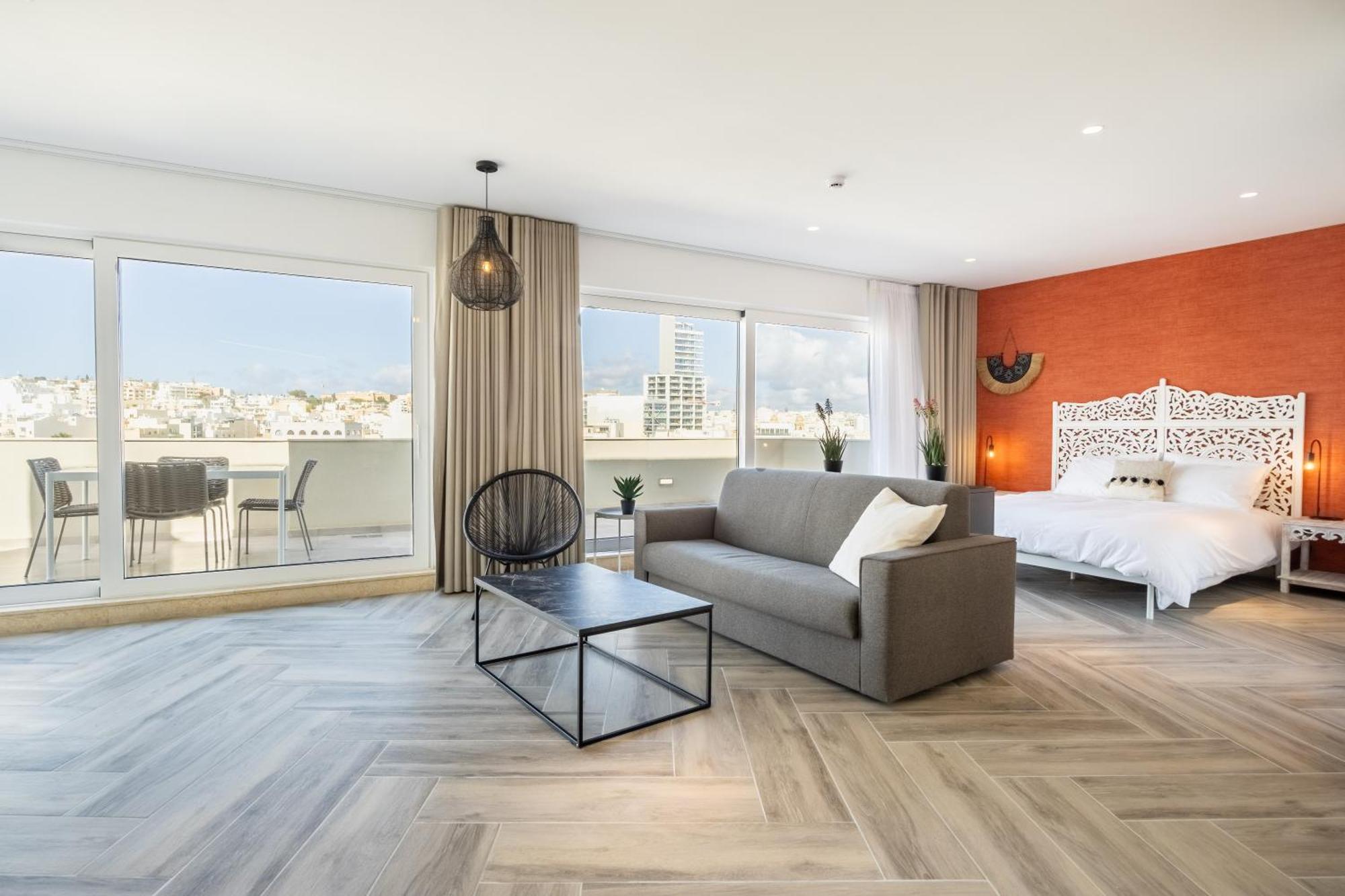 The Cube - Designer Finished Studio Penthouse By Sf Homes Gzira Exterior photo